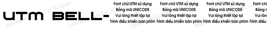 UTM Bell字体转换